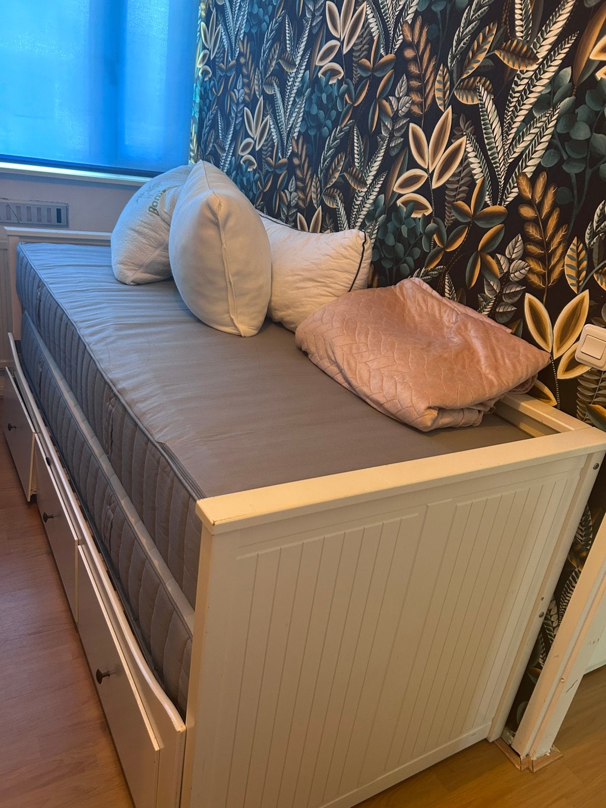 Ikea bed, Ophalen, Gebruikt, 90 cm, Tweepersoons