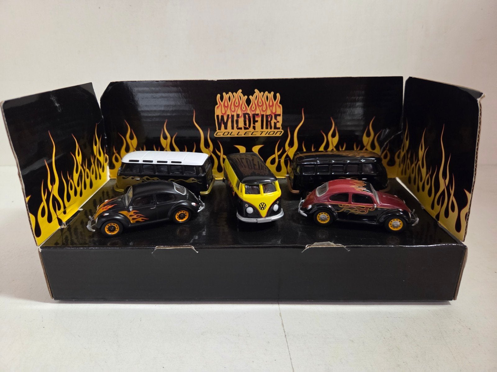 Greenlight Volkswagen Kever/T1 set 1:64, Auto, Ophalen of Verzenden, Zo goed als nieuw, .