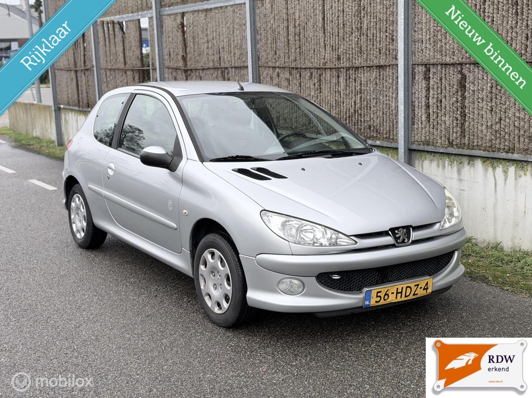 Peugeot 206 1.4 Génération NAP/AIRCO/2E EIGENAAR/NWE APK/C, Voorwielaandrijving, 31 €/maand, 4 cilinders, Origineel Nederlands
