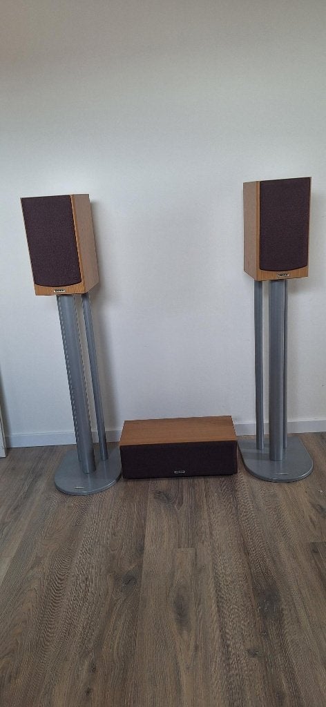 Luidspreker boxen, Gebruikt, Inclusief standaarden, Speakerset, 60 tot 120 watt