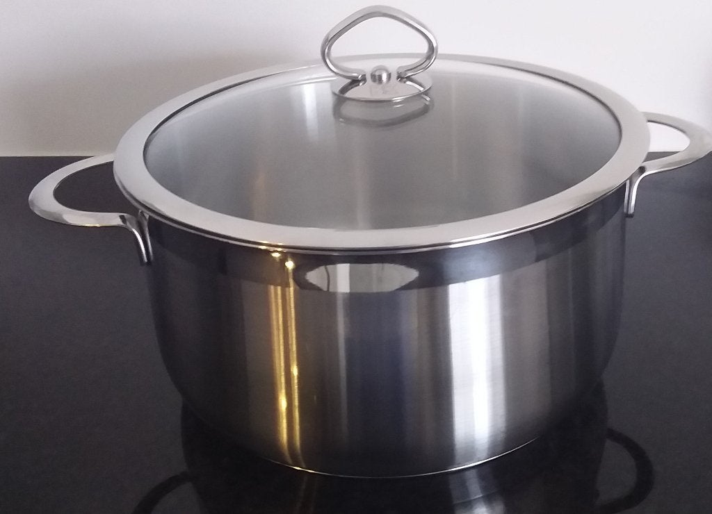 BK Excellent Pan 24 cm, Ophalen, BK, Zo goed als nieuw, Rvs