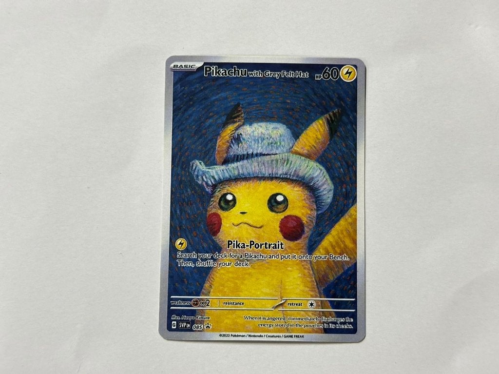 Pikachu with Grey Felt Hat Van Gogh Museum, Verzenden, Nieuw, Losse kaart