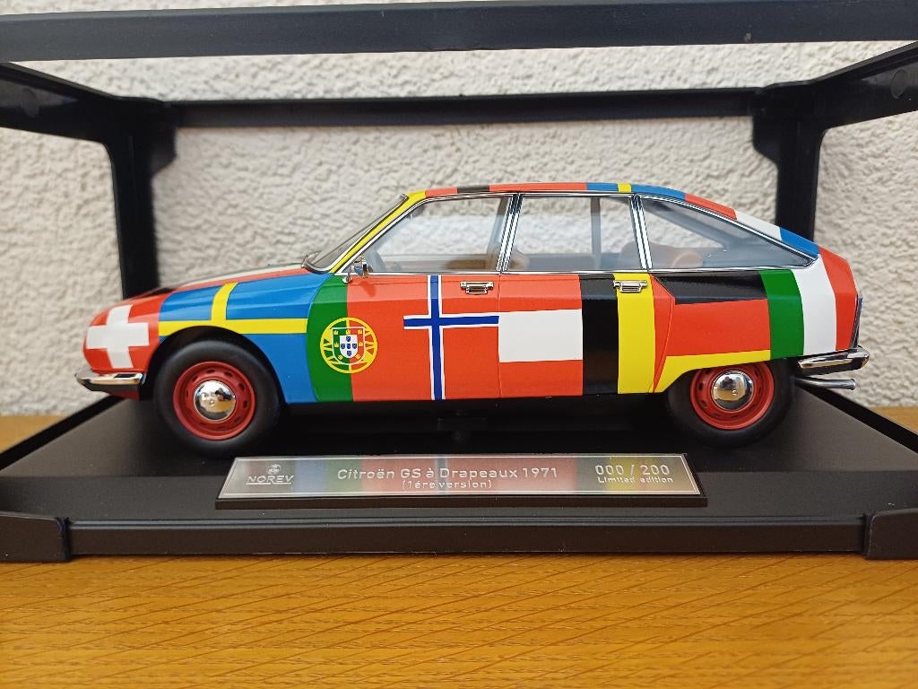 Citroen GS Drapeaux 1971 Norev 181666 Web Exclu 000/200 !!!!, Ophalen of Verzenden, Nieuw, Auto, Norev