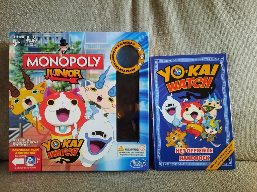 Yo Kai Watch Monopoly Junior+ het officiële handboek, Ophalen of Verzenden