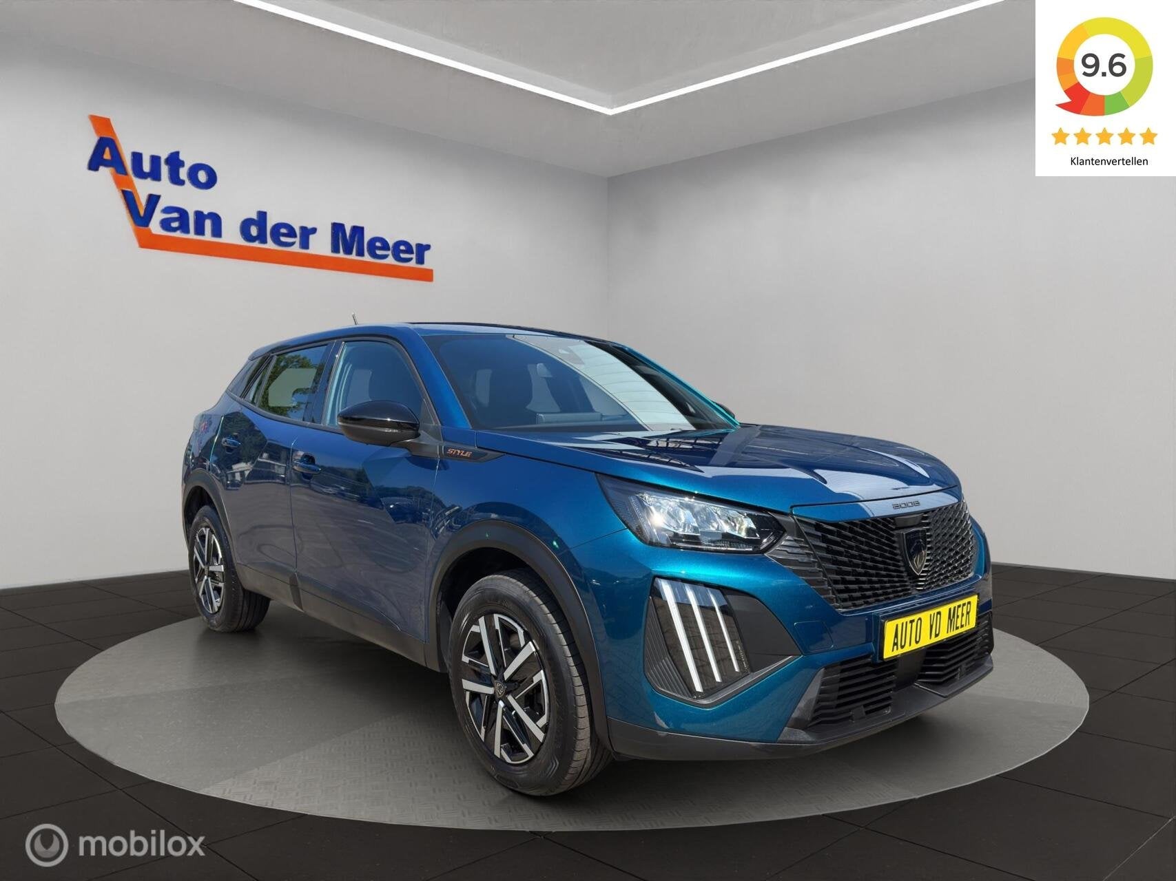 Peugeot 2008 1.2 Hybrid 145 Style, Auto's, 1272 kg, Stof, Gebruikt, 1199 cc
