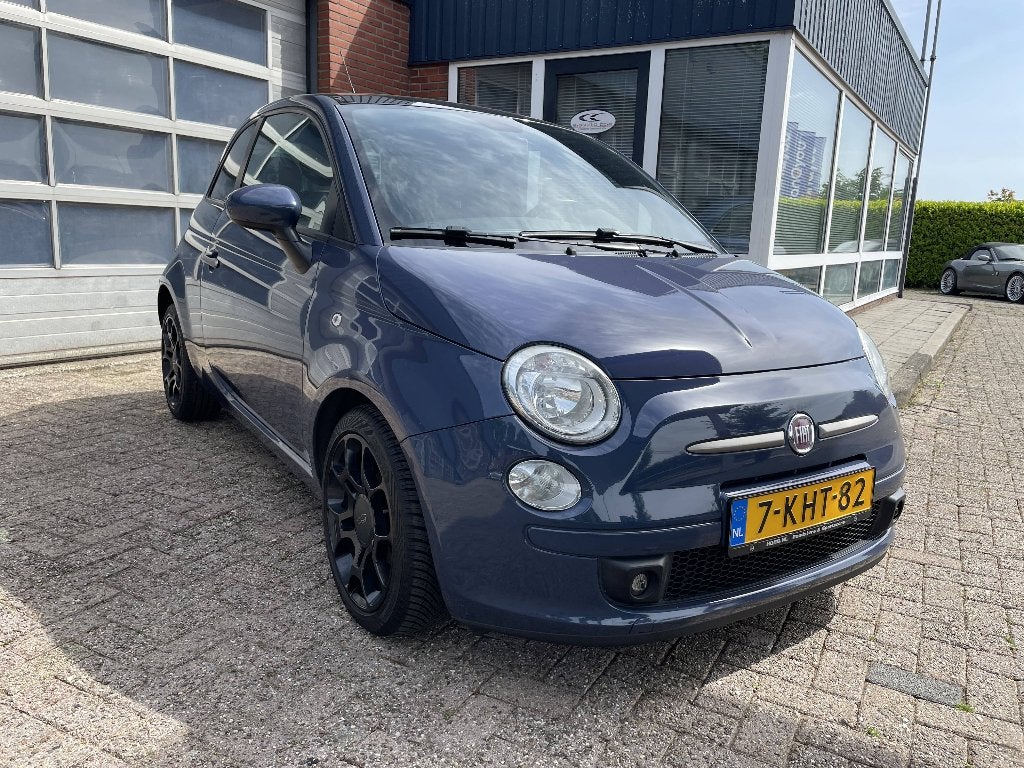 Fiat 500 Twinair Sport Plus Turbo 96750km z.g.OH Nwe APK, Auto's, Voorwielaandrijving, 31 €/maand, Leder en Stof, Bedrijf