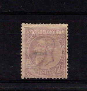 Belgie ongebruikt - 52 - 1856  --  S890, Verzenden, Postfris, Spoor van plakker