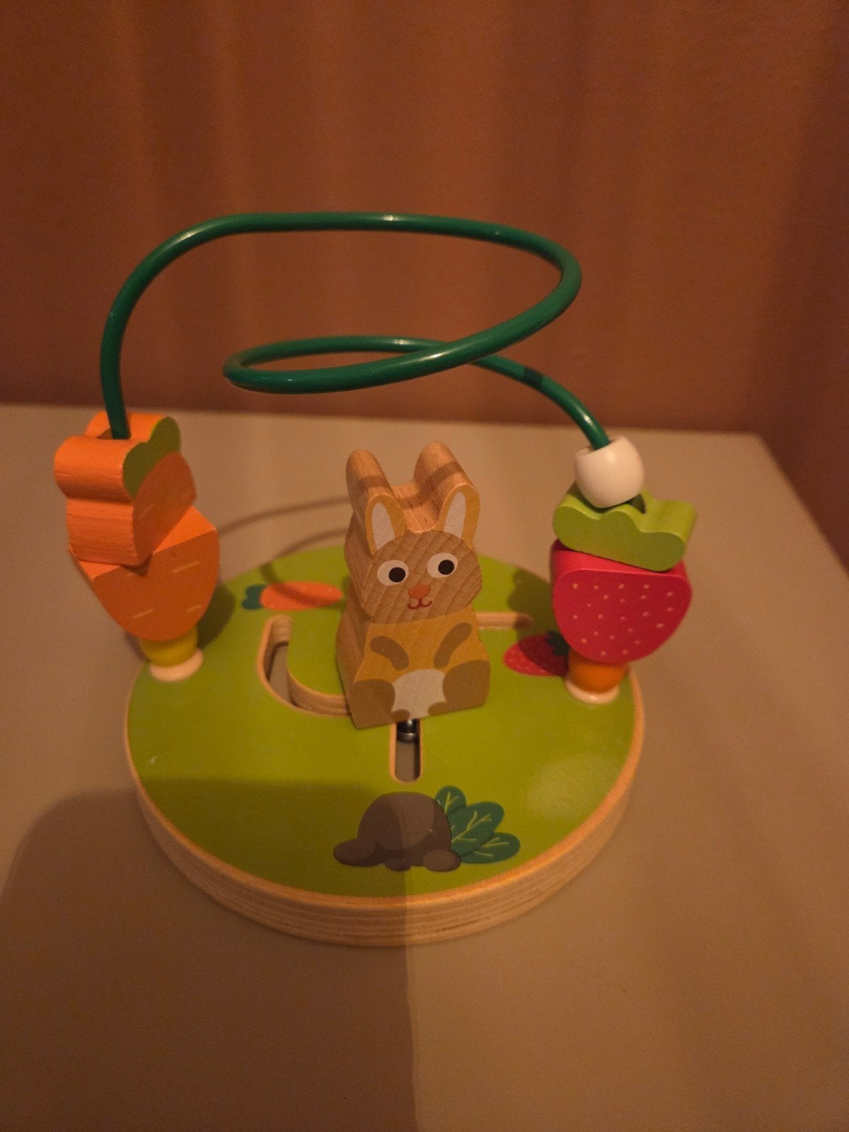 Speelgoed - houten kralenframe, Kinderen en Baby's, Ophalen, Zo goed als nieuw, Overige typen
