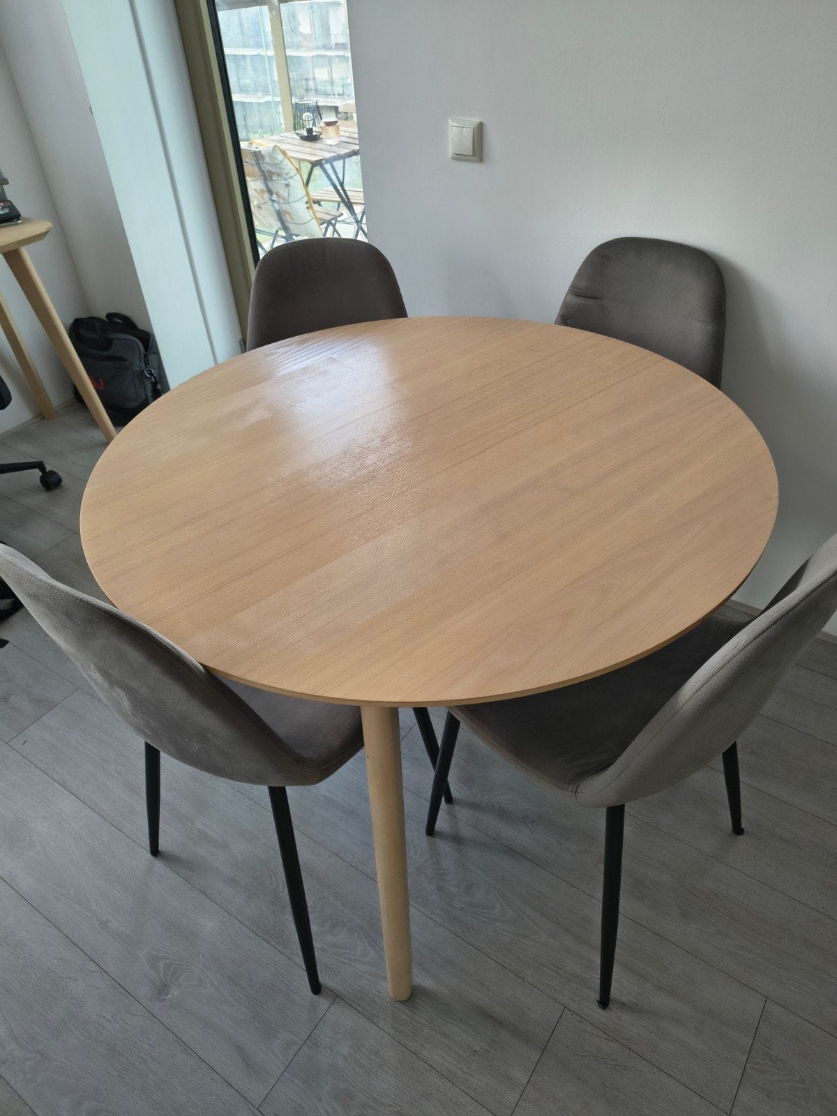 Ikea Lisabo Eettafel met 4 stoelen, Ophalen, Rechthoekig, 50 tot 100 cm