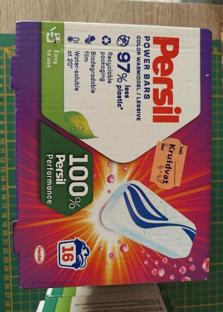 Persil Power Bars Color - 16 stuks, Witgoed en Apparatuur, Wasmachines, Nieuw, Minder dan 85 cm, Ophalen