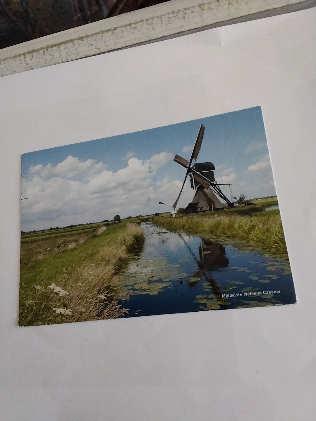 Ansichtkaart Middelste Molen in Cabauw, Utrecht, Ophalen of Verzenden, 1980 tot heden, Gelopen, Utrecht
