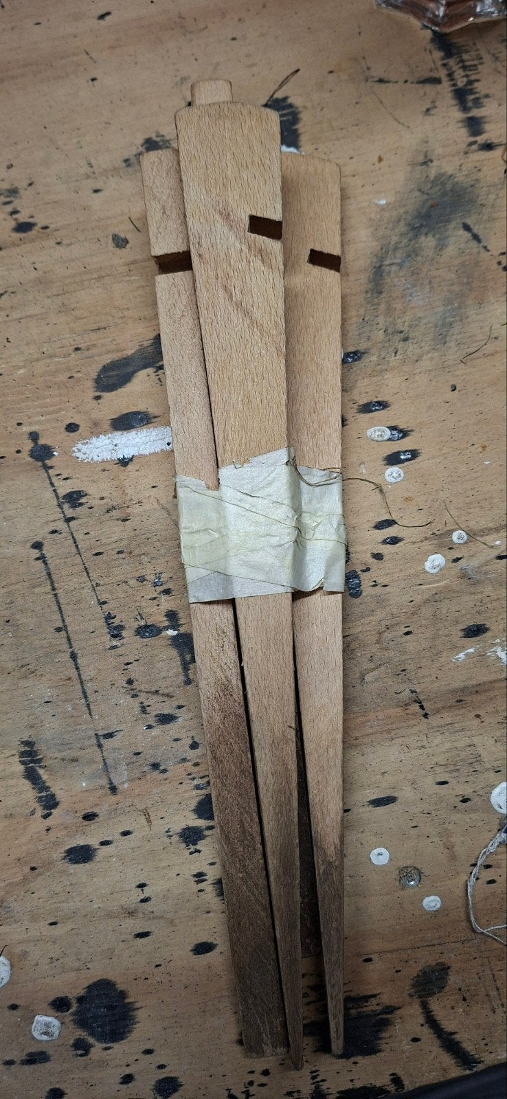 4 houten haringen, Caravans en Kamperen, Ophalen, Gebruikt