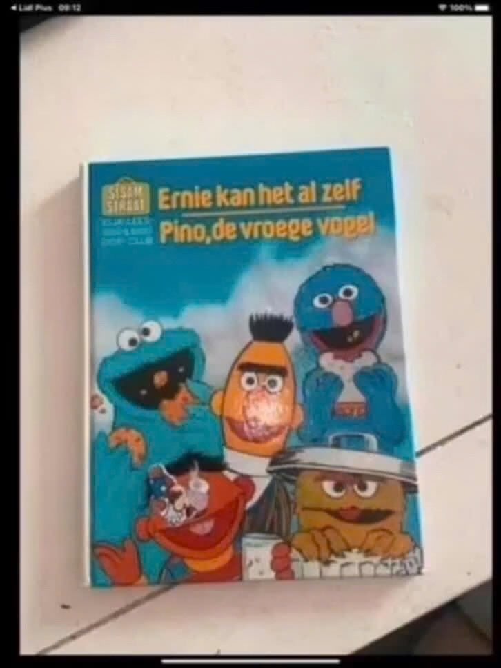 Sesamstraat: Ernie kan het al zelf, Pino de vroege vogel, Boeken, Gelezen, Fictie algemeen, Ophalen of Verzenden, Sesamstraat