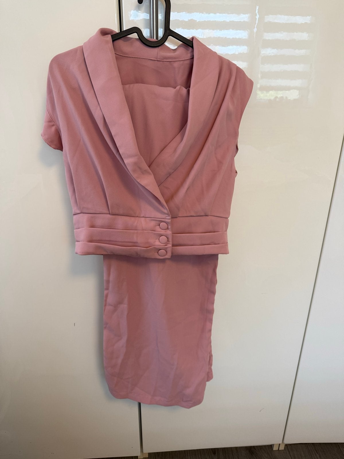 2-delig Broekpak Maat M - Roze, Ophalen of Verzenden, Nieuw, Maat 38/40 (M), Roze