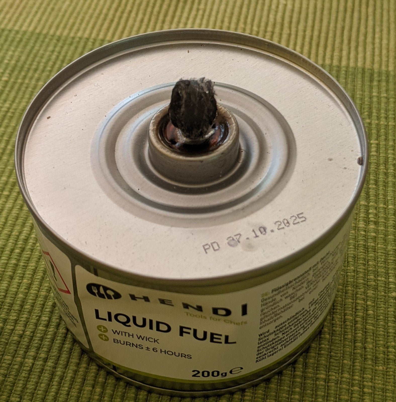 Hendi Liquid Fuel voor 3 branduren, 3 stuks, Ophalen, Gebruikt