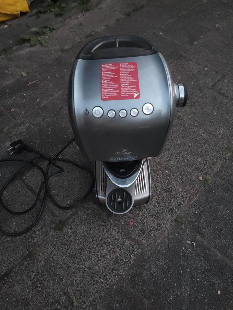 Tchibo Cafissimo Koffiezetapparaat - Zo goed als nieuw, Witgoed en Apparatuur, Koffiezetapparaten, Koffiepads en cups, Koffiemachine