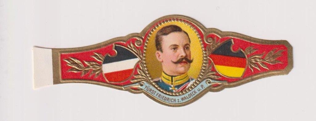 sigarenbanden - FRIEDRICH Z. WALDECK, Verzamelen, Rookartikelen, Aanstekers en Luciferdoosjes, Ophalen of Verzenden, Zo goed als nieuw