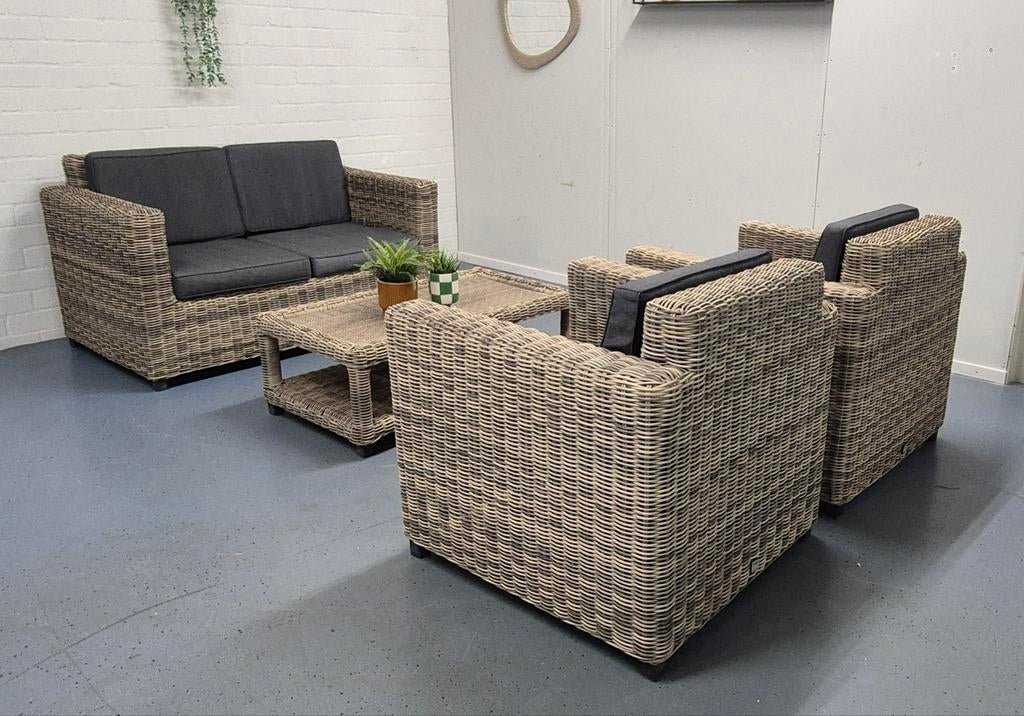 Tuinset || Pure Collection || rotan ||, Tuin en Terras, Ophalen, 4 zitplaatsen, Rotan, .