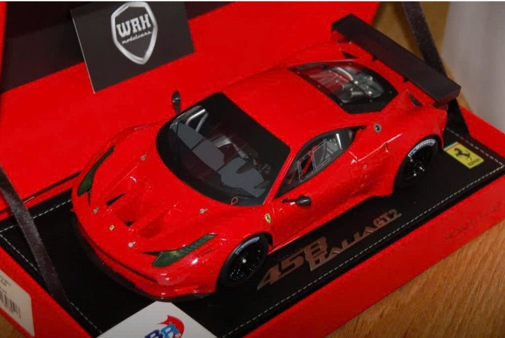 !! SALE !! 1:18 FERRARI 458 GT2 scuderia red BBR ltd60 WRH, Verzenden, Zo goed als nieuw, Auto, Overige merken