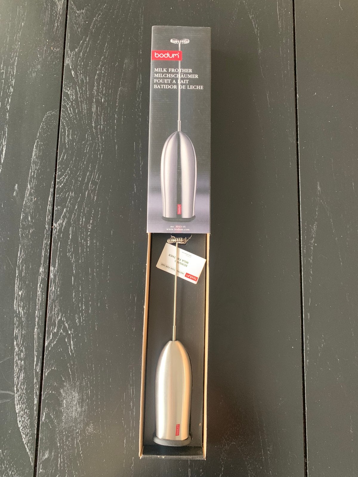 Bodum hand melkopschuimer, Ophalen of Verzenden, Zo goed als nieuw, Overige gebieden, Overige typen