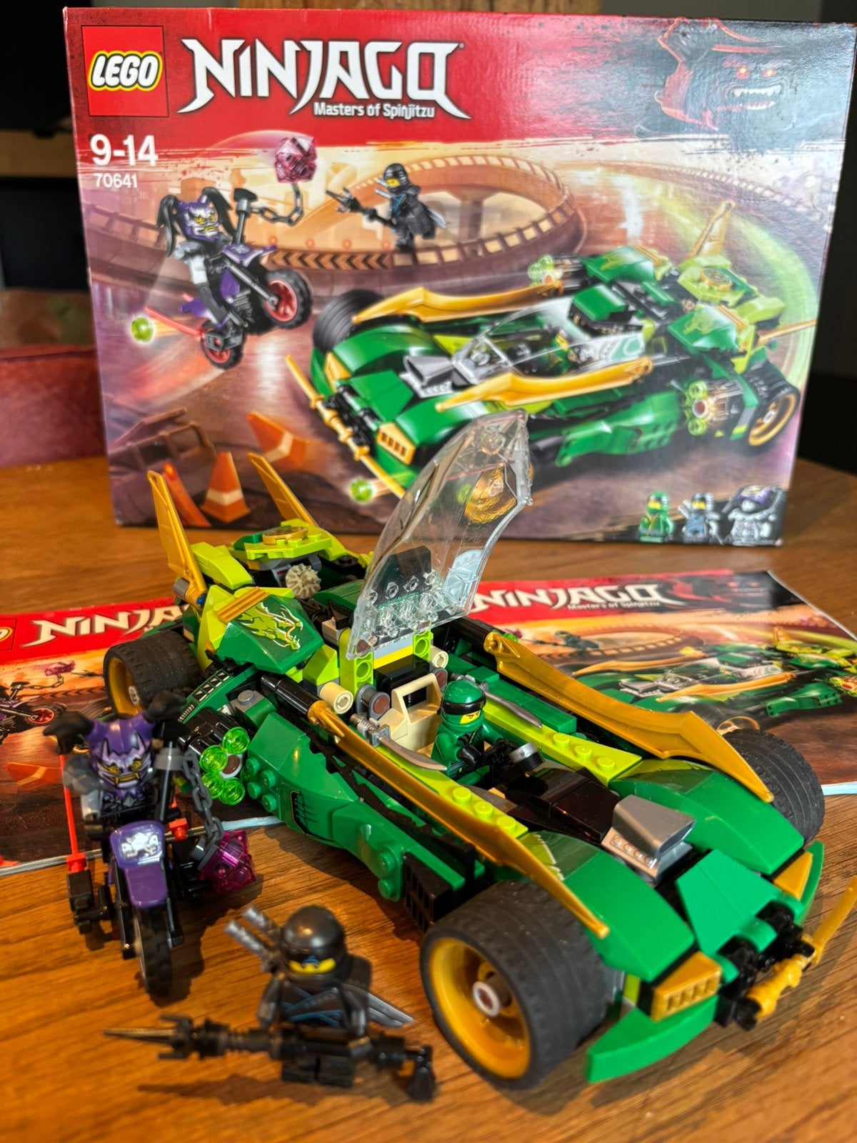 Te koop: LEGO Ninjago 70641 Nightcrawler, Lego, Inclusief instructies, Ophalen of Verzenden, Zo goed als nieuw