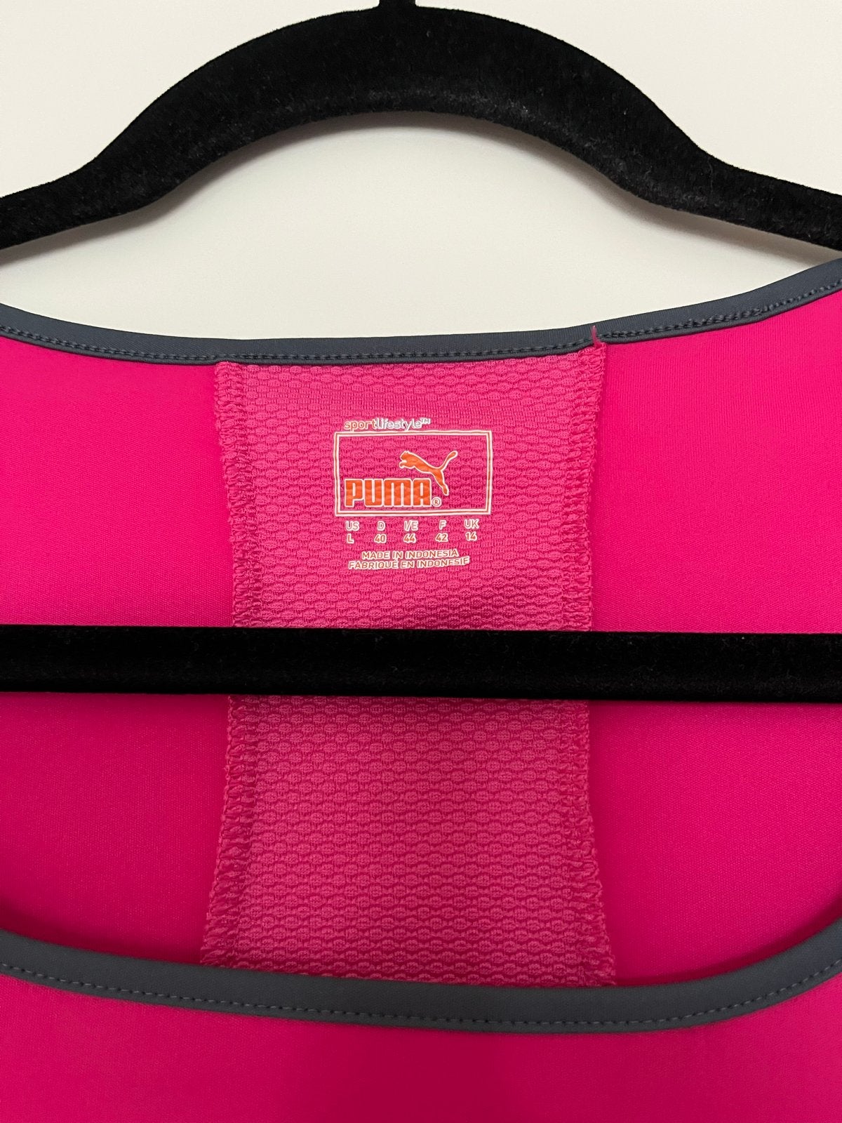Puma roze sportshirt -m 40, Maat 38/40 (M), Ophalen of Verzenden, Roze, Fitness of Aerobics