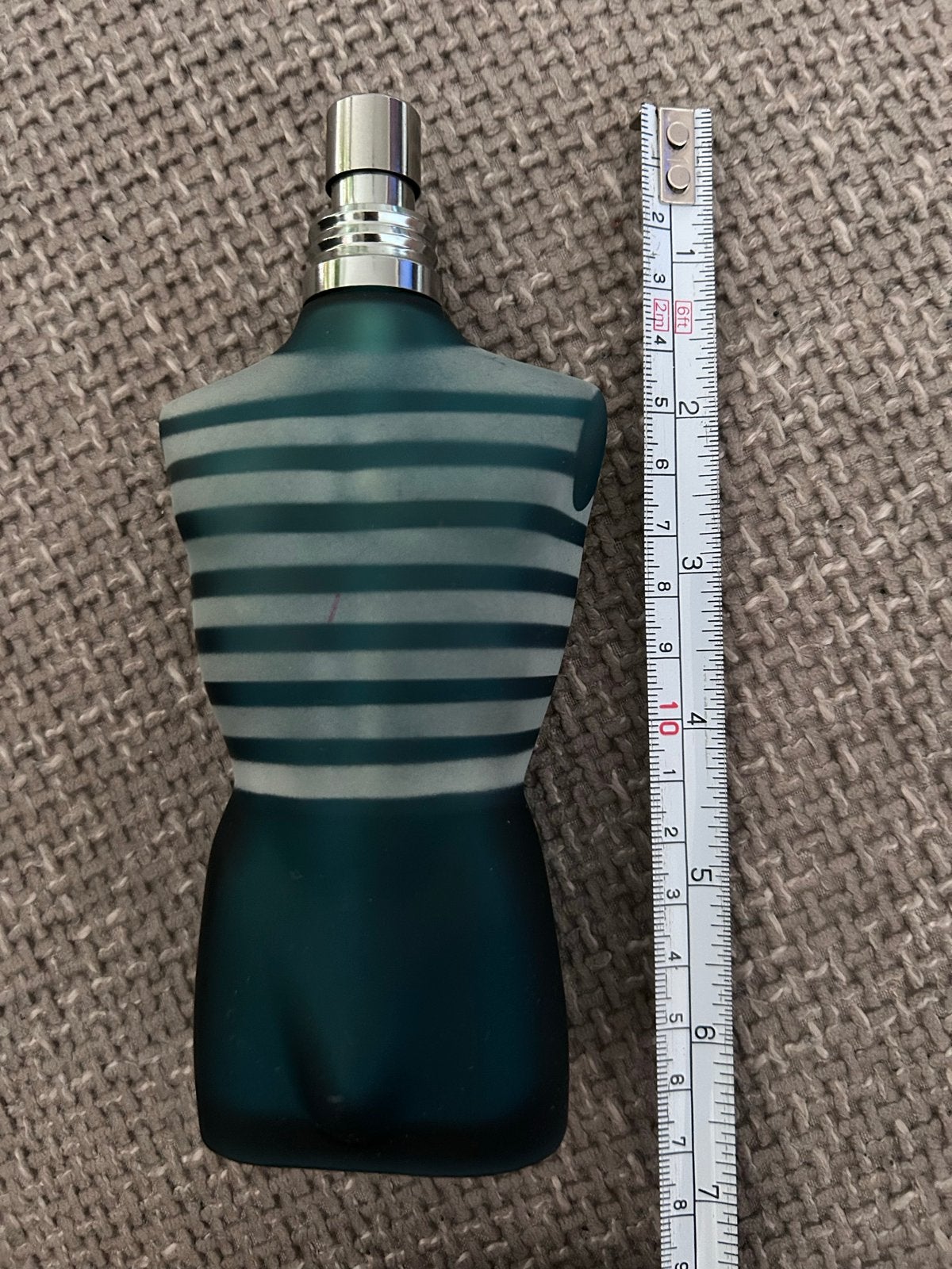 Leeg flesje Jean Paul Gaultier Le Male parfum, Ophalen of Verzenden, Gebruikt