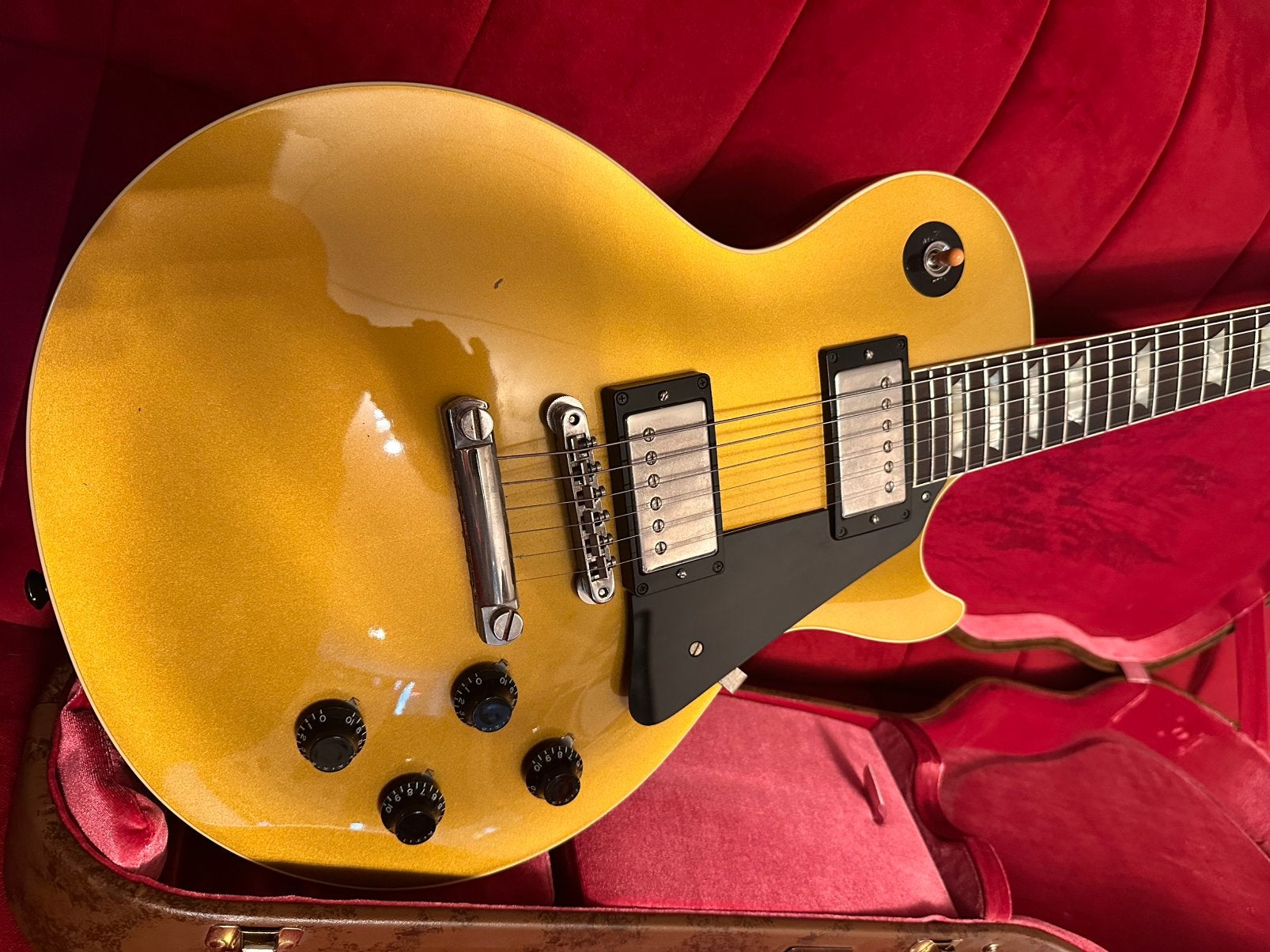 2022 Gibson Custom Shop Les Paul Goldtop 57ri, Muziek en Instrumenten, Ophalen, Zo goed als nieuw, Solid body, Gibson