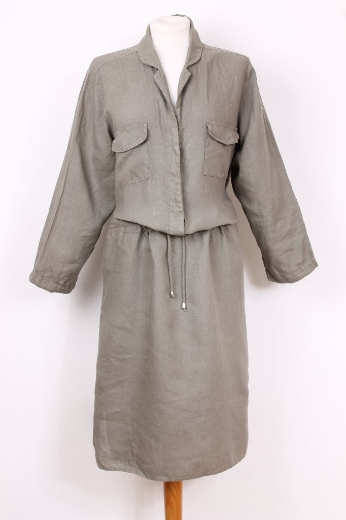 Zomer! Linnen jurk van LaSalle maat 44, Kleding | Dames, Overige kleuren, Maat 42/44 (L), Ophalen of Verzenden, Zo goed als nieuw