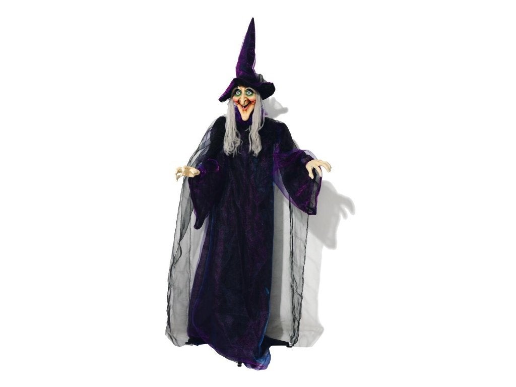 Europalms Halloween heks - Geanimeerde Heks 175 cm, Halloween of Griezel, ., Nieuw, Ophalen of Verzenden