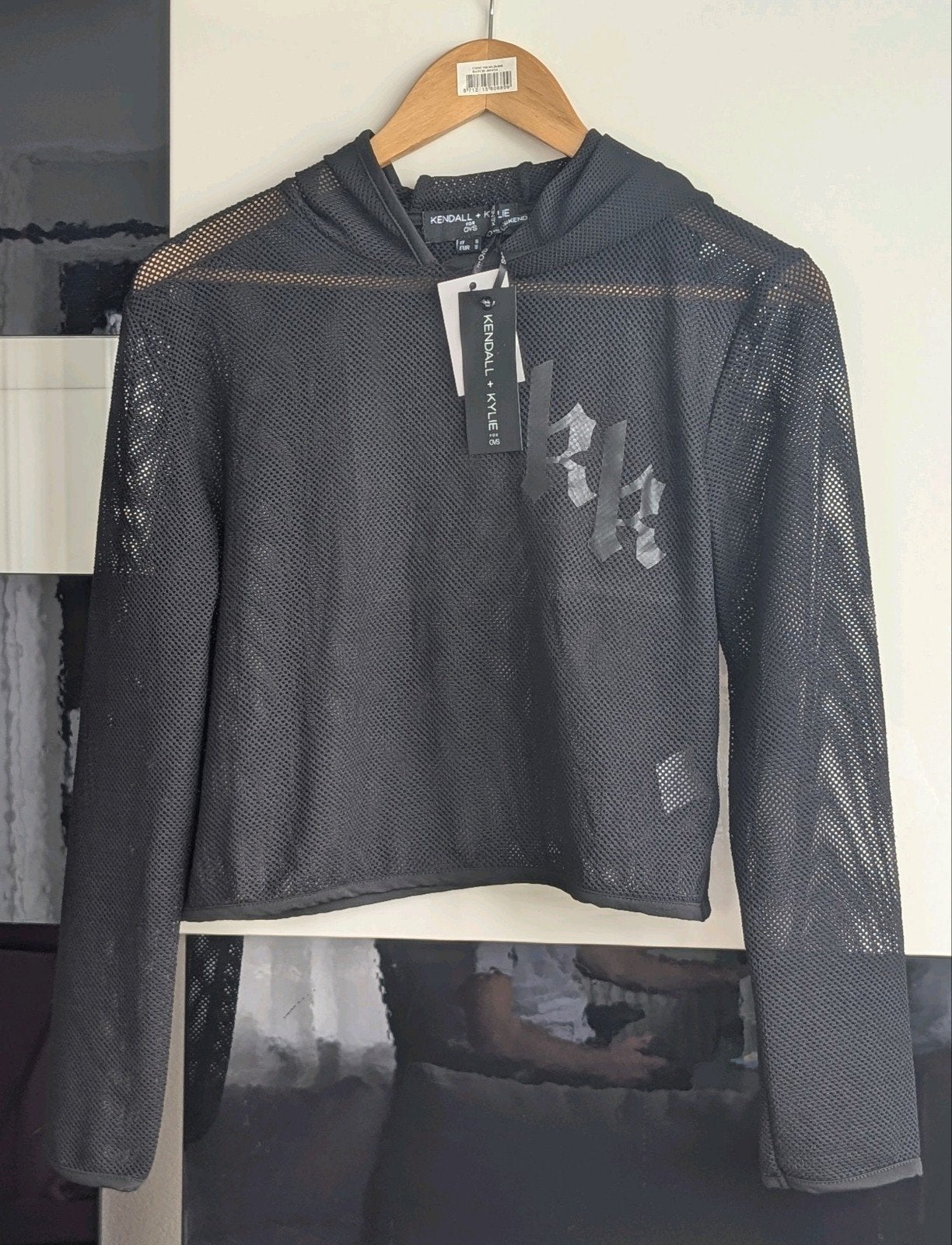 Kendall + Kylie mesh crop top, nieuw met kaartjes, Zwart, Nieuw, Ophalen of Verzenden, Kendall + Kylie
