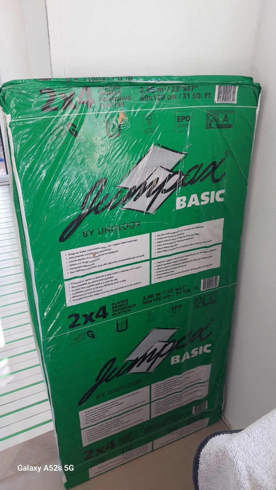 Jumpax Basic ondervloer - 6 pakken, Ophalen, Overige materialen, 30 cm of meer, 50 tot 150 cm
