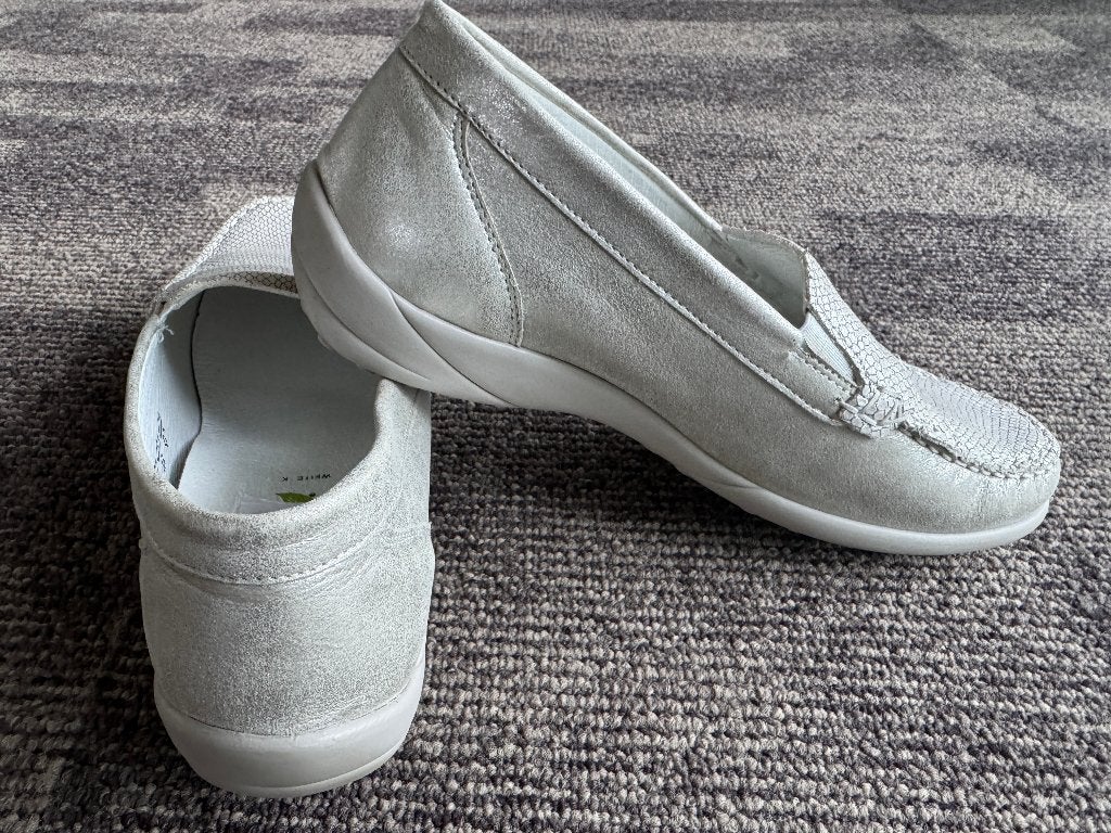 Walflaufer schoenen, zilver, maat 38, wijdte K, Kleding | Dames, Schoenen, Overige kleuren, Waldlaufer, Instappers, Ophalen of Verzenden