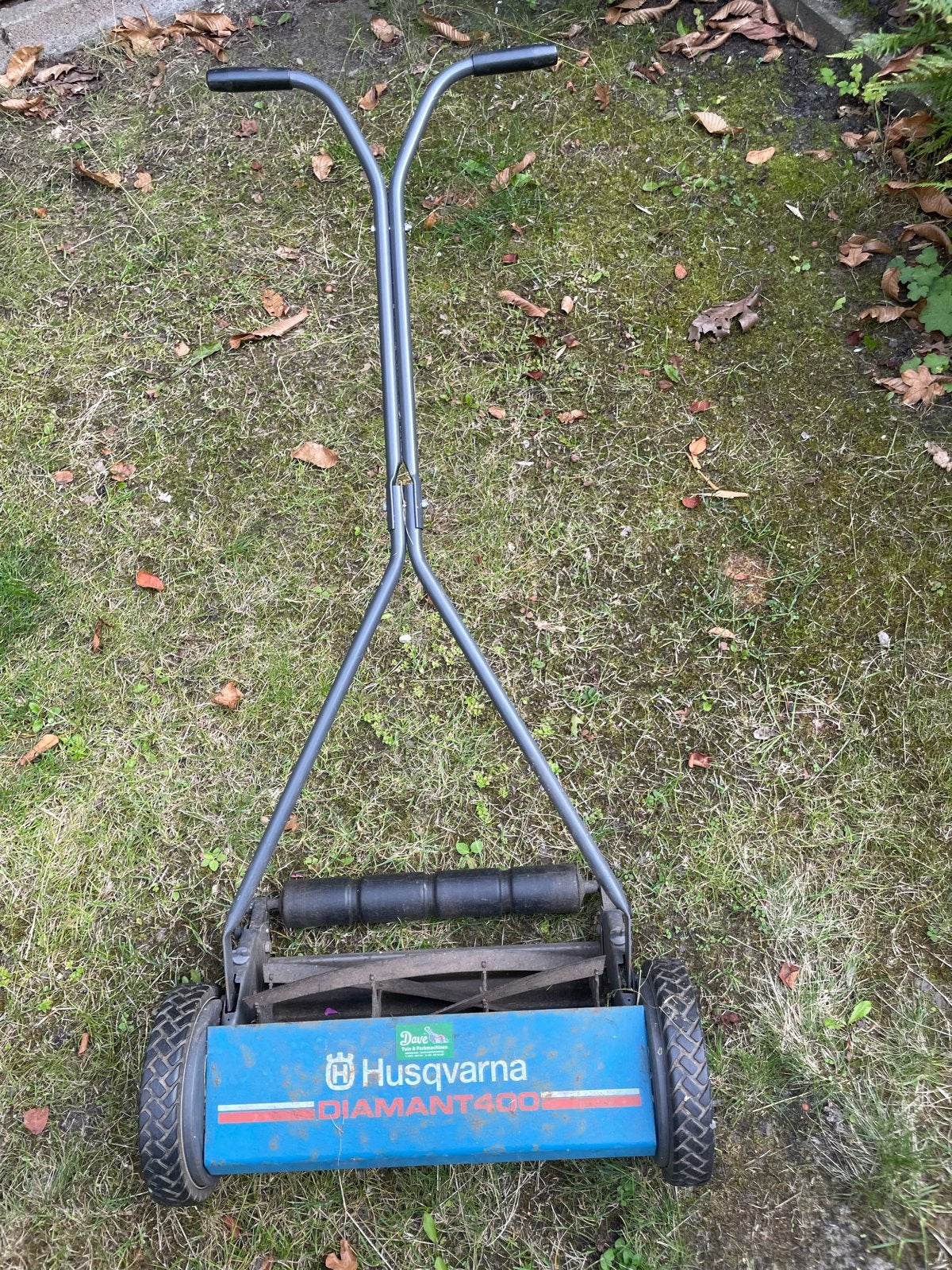 Husqvarna Diamant 400 Handgrasmaaier - Perfect voor Klein Ga, Tuin en Terras, Grasmaaiers, Ophalen, Gebruikt, Handgrasmaaier, 40 t/m 49 cm