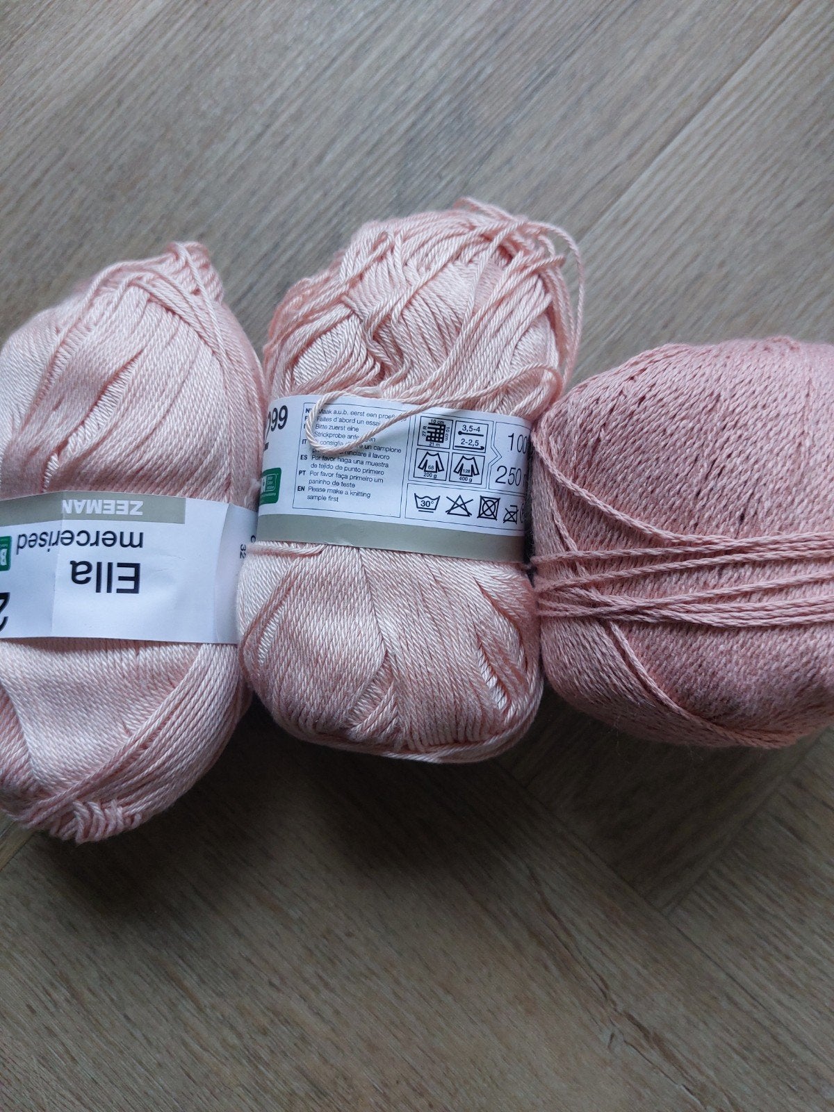 3 bollen nieuw haakkatoen - Zeeman Ella mercerised, Ophalen of Verzenden