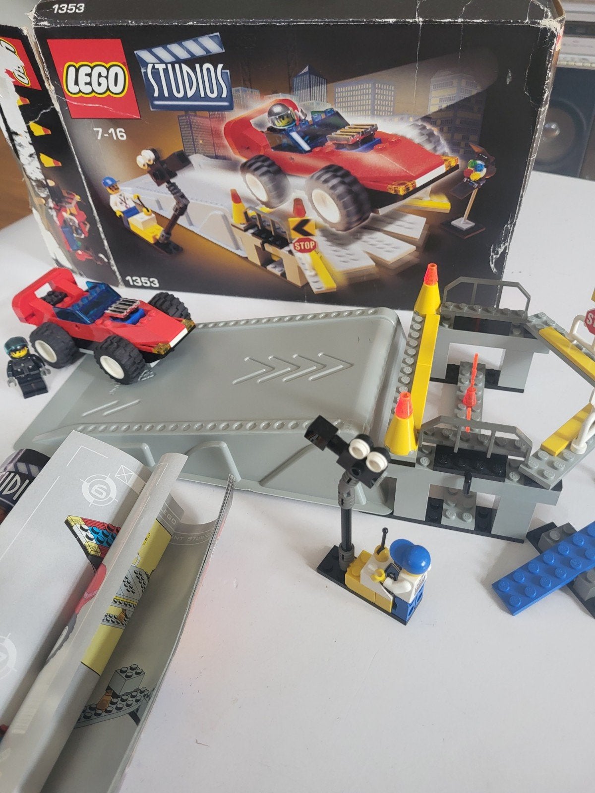Lego Car Stunt Studio setnr 1353, Gebruikt, Lego, Ophalen of Verzenden, Inclusief instructies