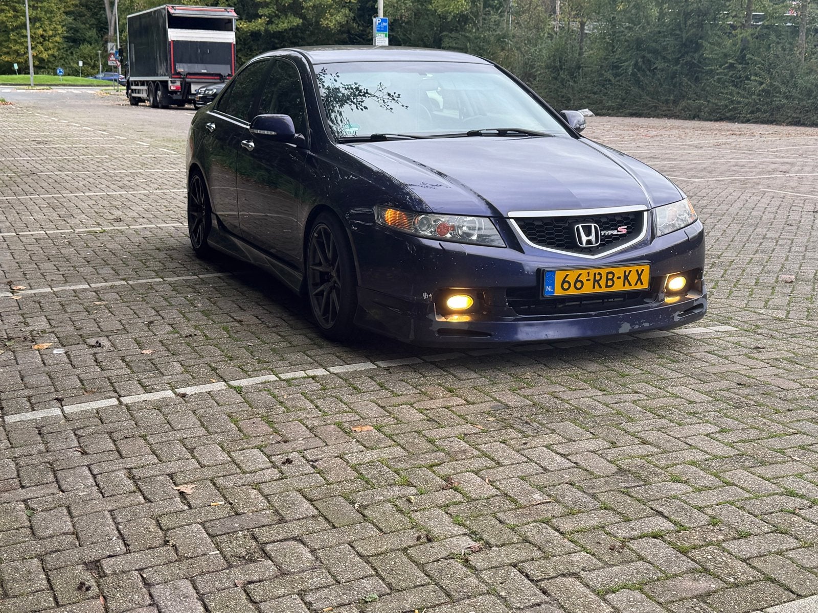 Honda Accord 2.4 I Sedan Type S 2005 Blauw, Auto's, Voorwielaandrijving, Blauw, 75 €/maand, Handgeschakeld