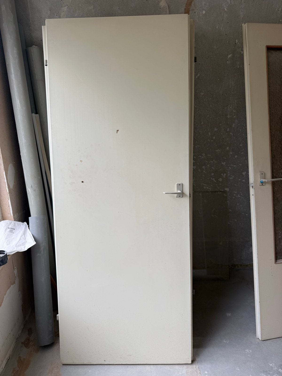 Partij binnendeuren - enkelen met (bijzonder) glas, Ophalen, Gebruikt, 80 tot 100 cm, Binnendeur