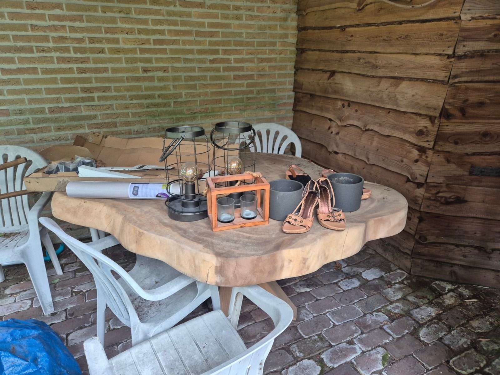 Diverse spullen op te halen voor een bloemetje, Ophalen of Verzenden, Zo goed als nieuw