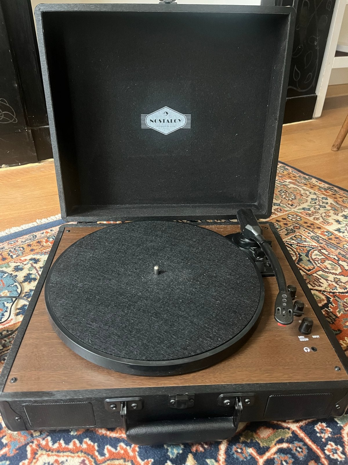 Nostalgie Platenspeler Koffer Model - Zo goed als nieuw, Ophalen, Zo goed als nieuw, Platenspeler, Overige merken