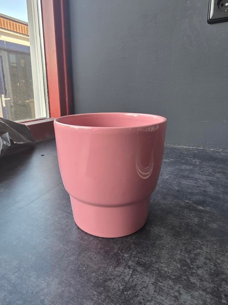 Roze bloempot, Ophalen of Verzenden