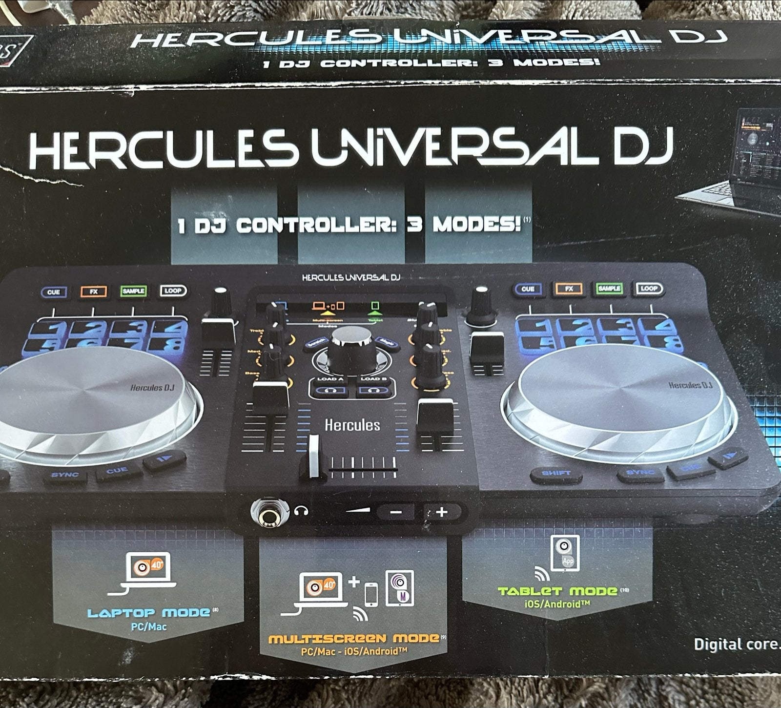 Hercules Universal DJ Controller - 3 Modi, Ophalen of Verzenden, Zo goed als nieuw, Dj-set, Overige merken