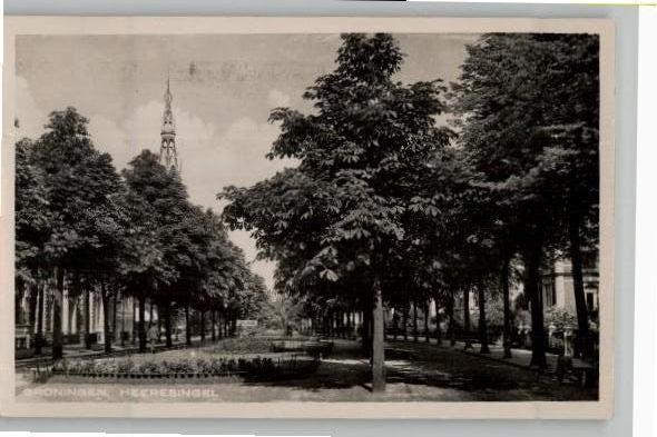 Groningen Heeresingel zegel + speciaal st 1948, Verzenden, 1940 tot 1960, Gelopen, Groningen