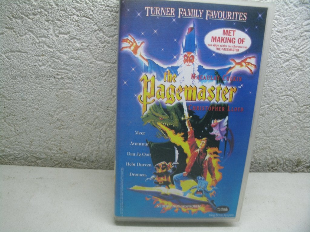 vhs 217a the pagemaster ned. gespr, Alle leeftijden, Ophalen of Verzenden, Gebruikt
