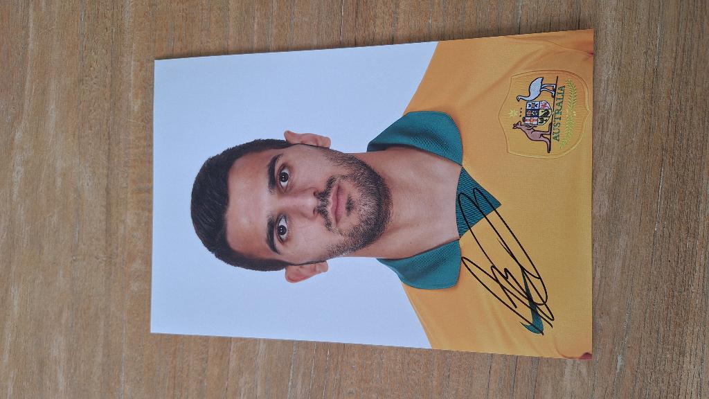 Foto 20x30 cm met handtekening; Aziz Behich # PSV, Ophalen of Verzenden, Nieuw, PSV, Overige typen