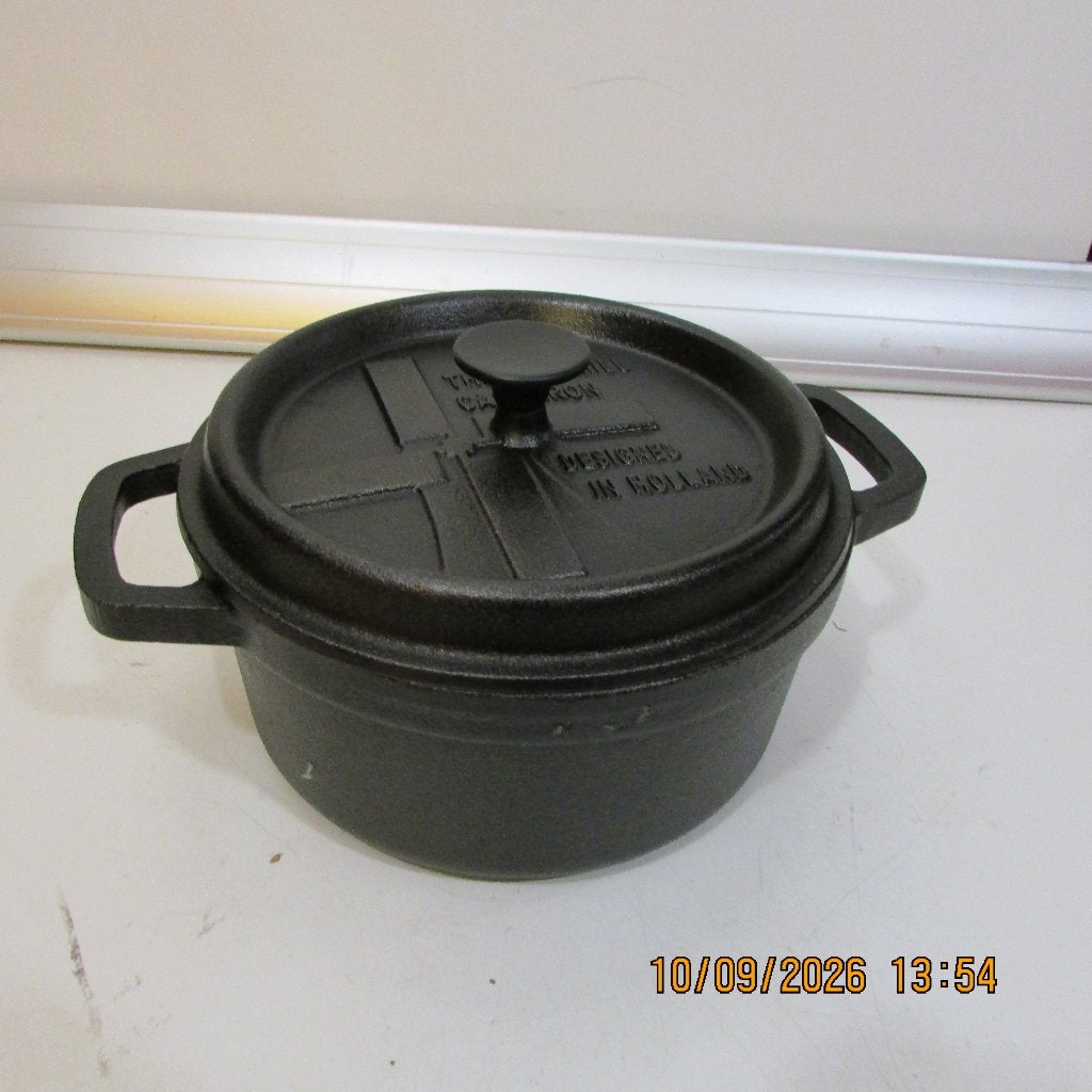 the windmill cast iron gietijzeren pan 20 cm (400), Ophalen of Verzenden, Zo goed als nieuw, Gietijzer, Braadpan