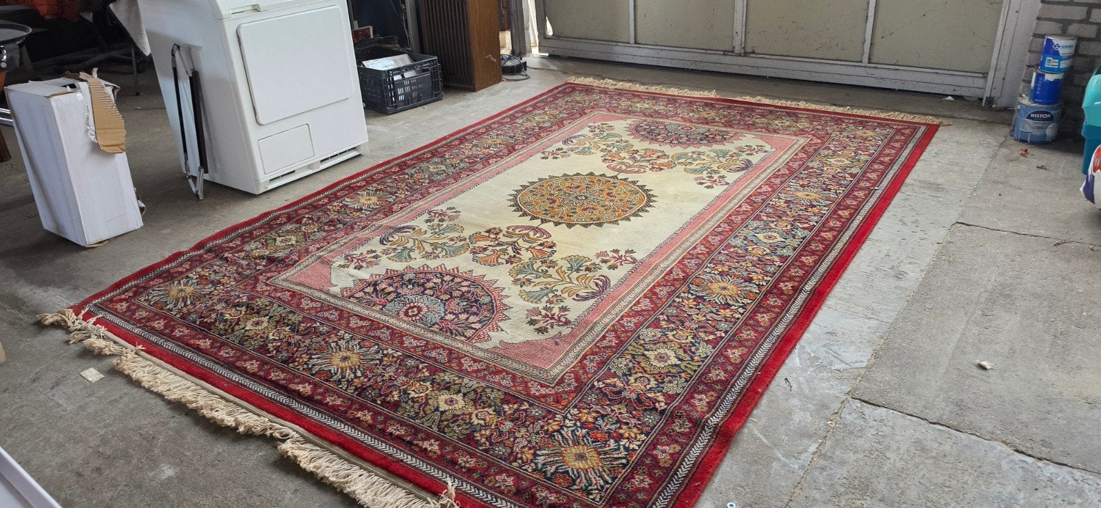 prachtig groot vintage Perzisch wollen tapijt 300x200, Huis en Inrichting, Stoffering | Tapijten en Kleden, Perzisch, 200 cm of meer