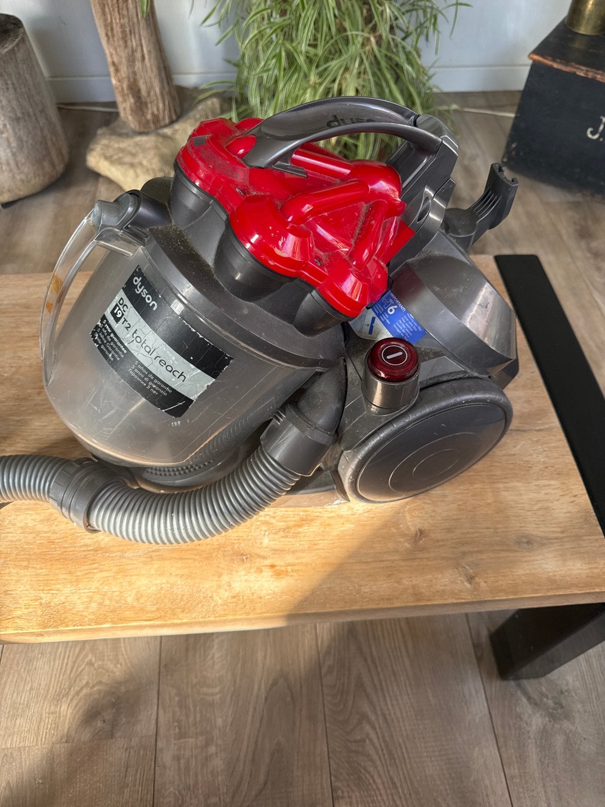 Dyson DC19 T2 Total Reach Sledestofzuiger, Witgoed en Apparatuur, Gebruikt, Ophalen of Verzenden, Dyson, Reservoir