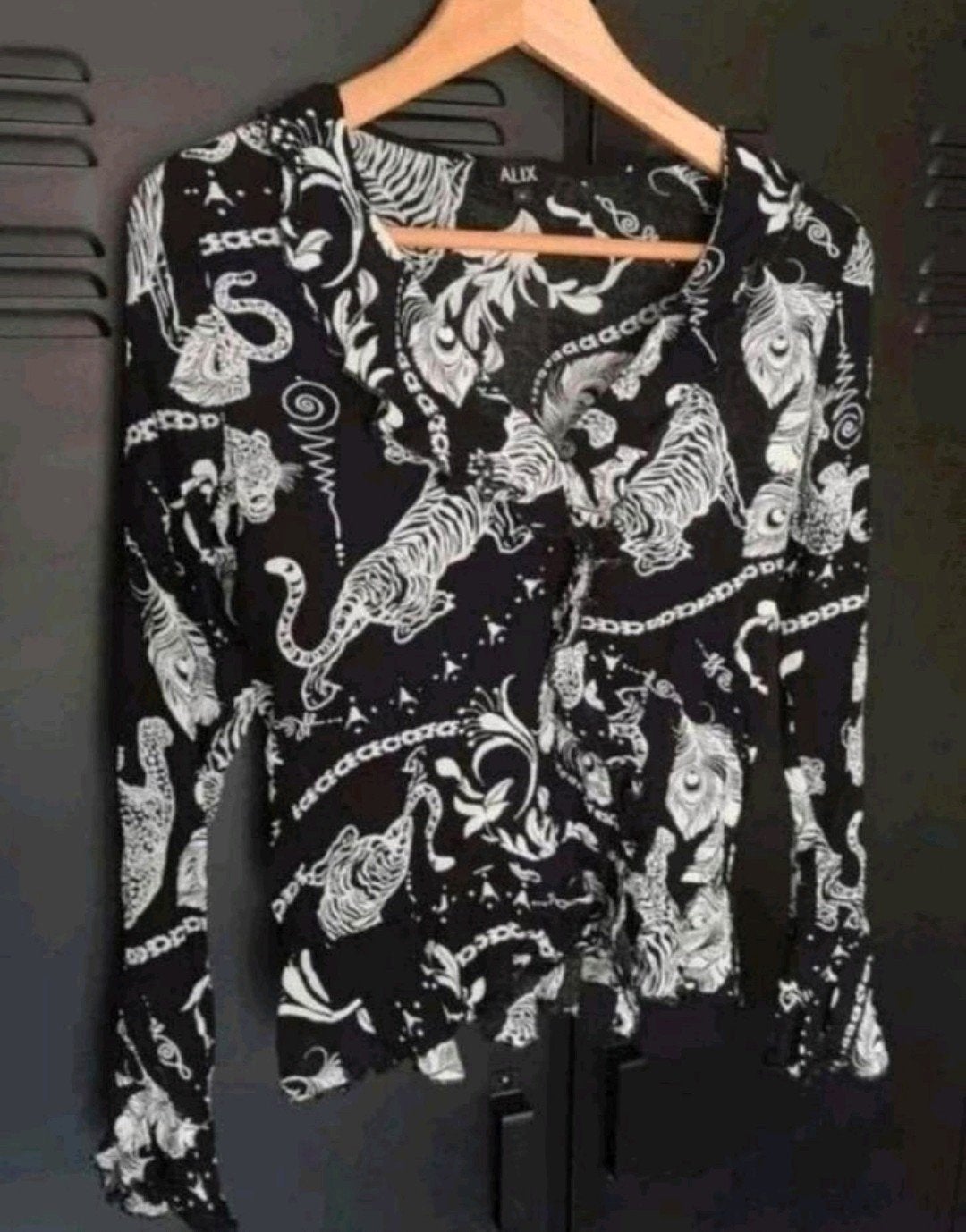 ALIX THE LABEL blouse ZGAN maat S, Alix the label, Zwart, Ophalen of Verzenden, Zo goed als nieuw
