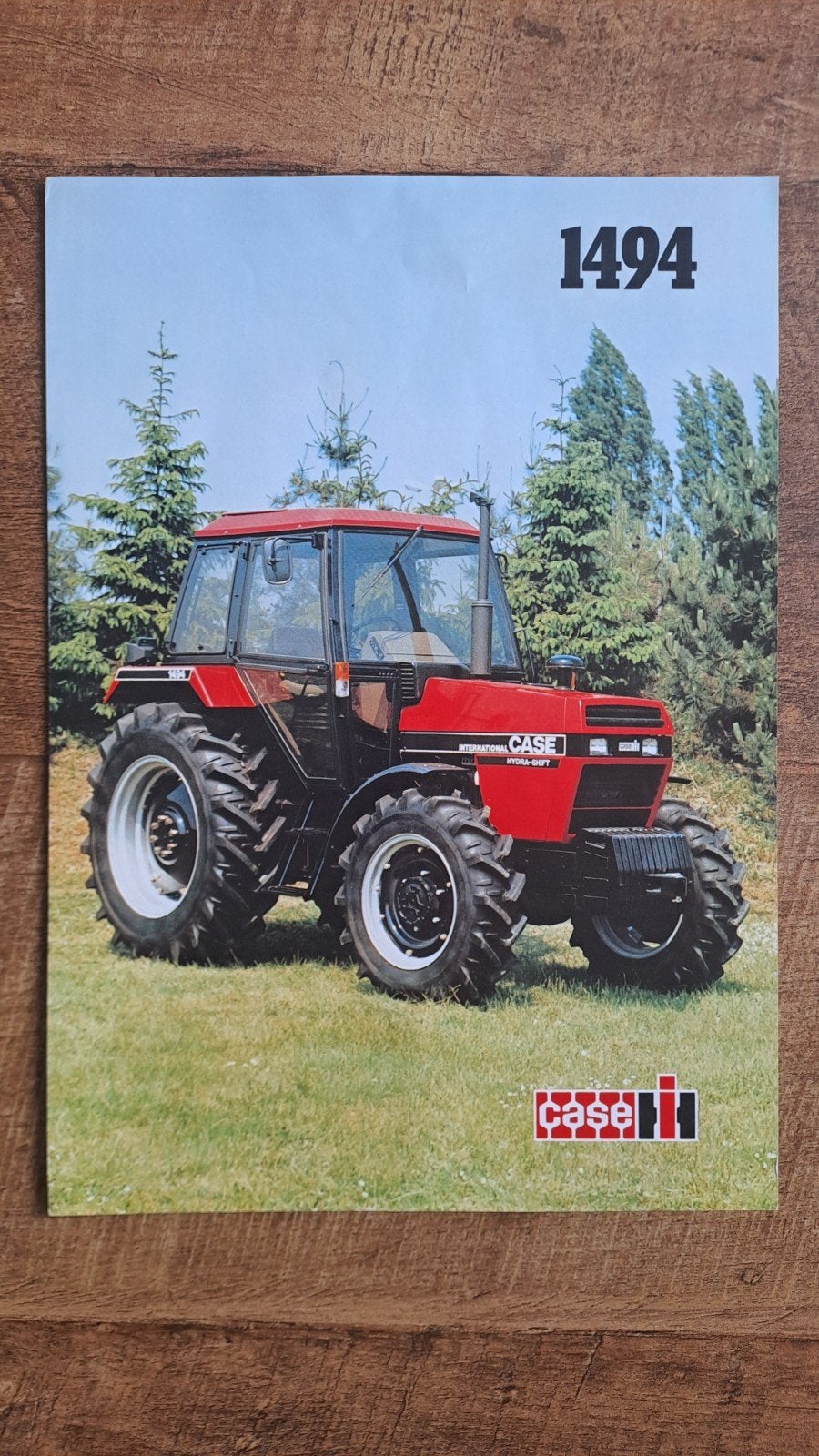 folder CASE IH International 1494 tractor, trekker, Ophalen of Verzenden, Zo goed als nieuw, Folder